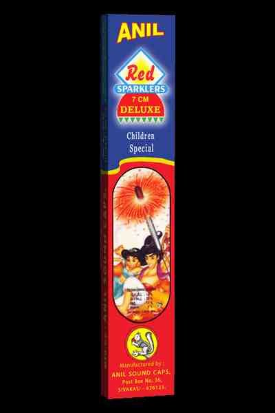 7 CM DELUXE RED SPARKLERS